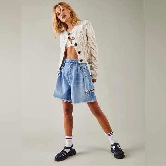 🎉LAST PIECE🎉FREE PEOPLE Bonfire Cardigan Sweater - Picture 3 of 10